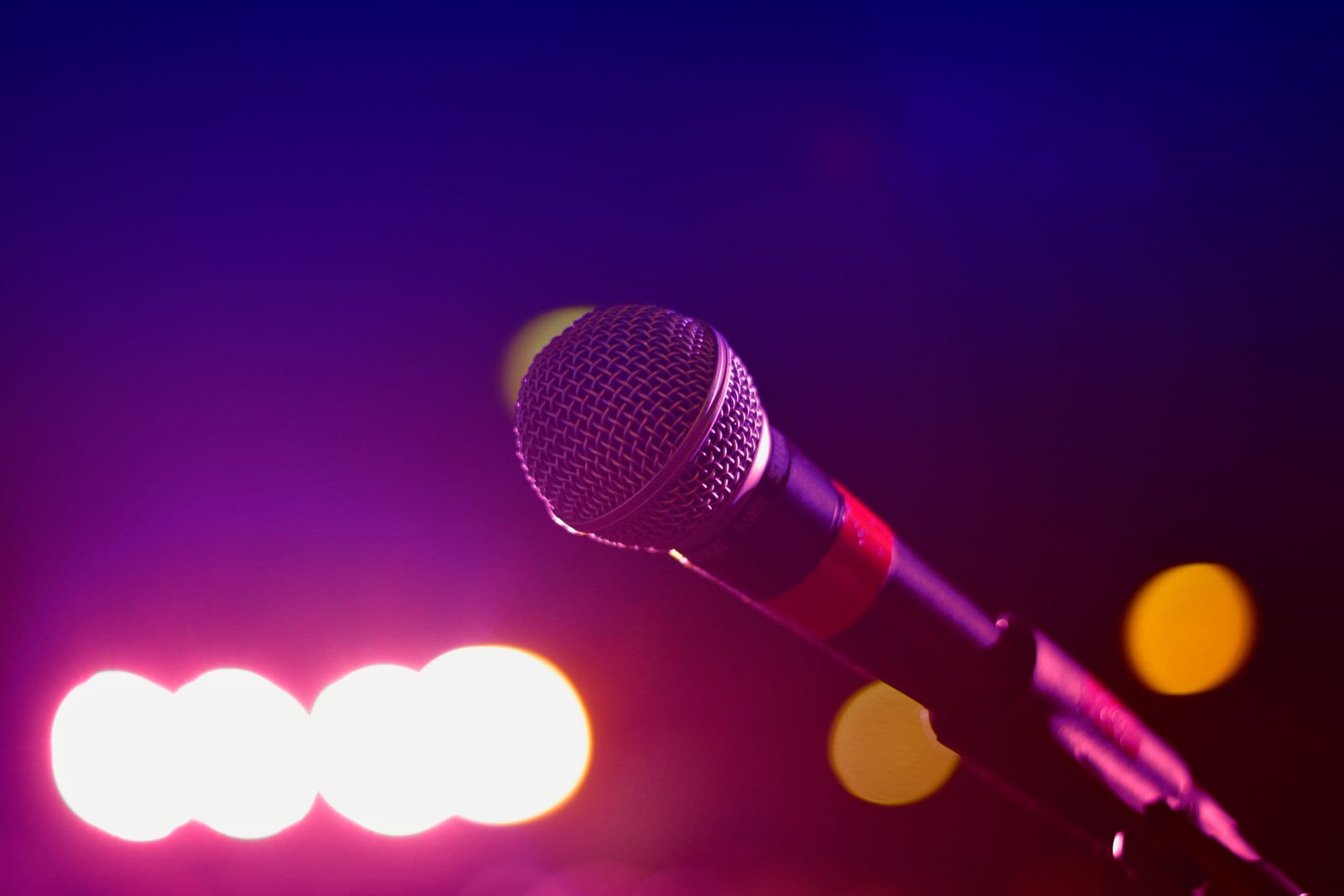A Pro Tones guitar under stage light